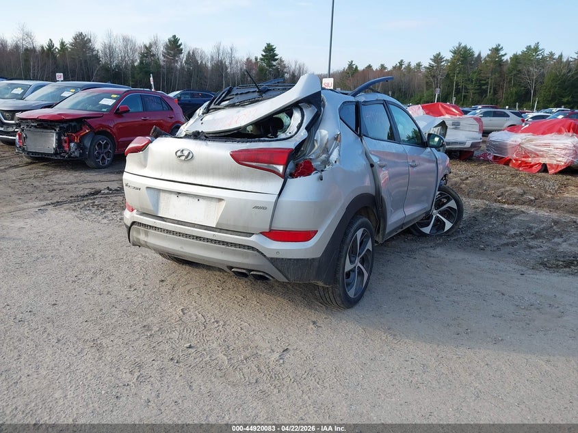 2017 Hyundai Tucson VIN KM8J3CA25HU570038 IAAI salvage auction — ROLLOVER, Salvage (Maine), sold $275 on 2026-07-27 (photo 4)