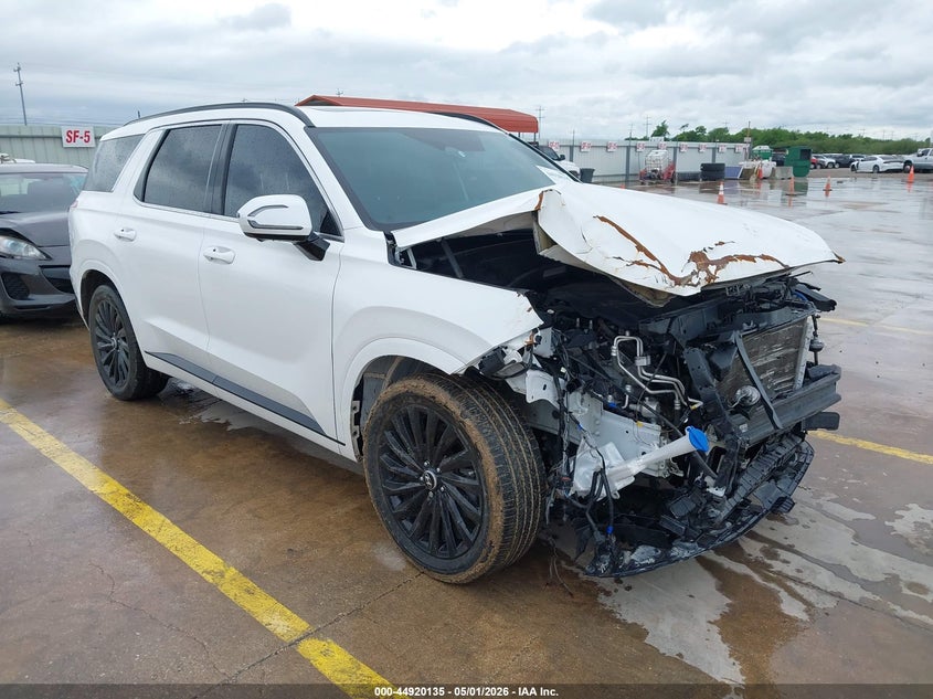 2024 Hyundai Palisade VIN KM8R7DGE5RU702294 IAAI salvage auction — FRONT END, Original (Texas), sold $5,100 on 2026-07-29 (photo 1)