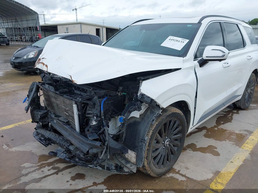 2024 Hyundai Palisade VIN KM8R7DGE5RU702294 IAAI salvage auction — FRONT END, Original (Texas), sold $5,100 on 2026-07-29 (photo 6)