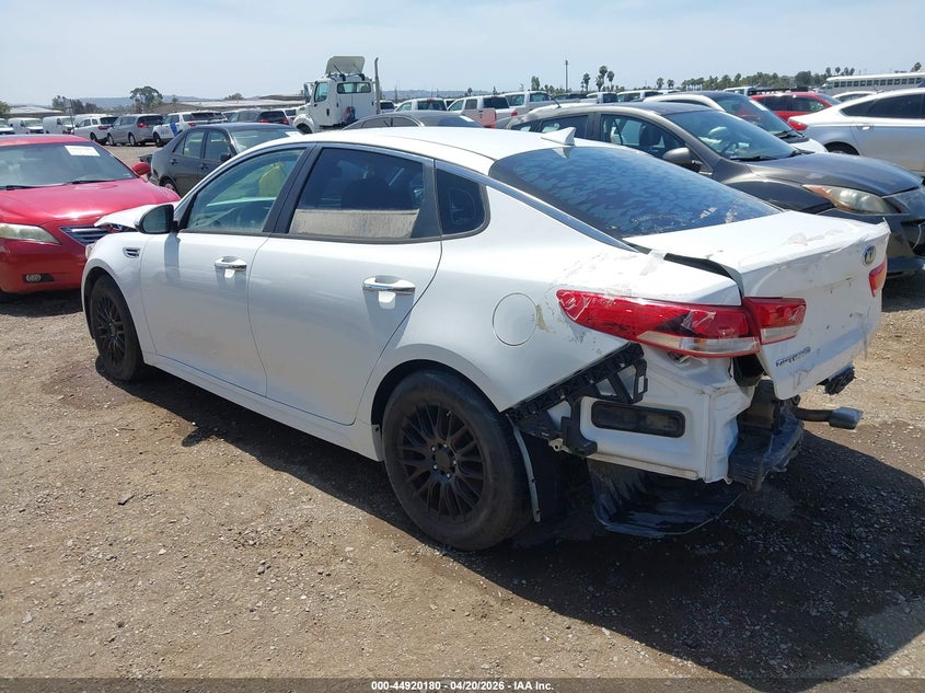 2016 Kia Optima VIN 5XXGT4L36GG019129 IAAI salvage auction — NORMAL WEAR, Salvage (Idaho), sold $900 on 2026-07-29 (photo 3)
