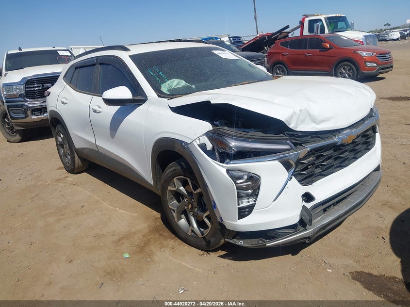 2026 Chevrolet Trax VIN KL77LHEP9TC019785 IAAI salvage auction — FRONT END, Salvage (Arizona), sold $6,525 on 2026-07-14 (photo 1)