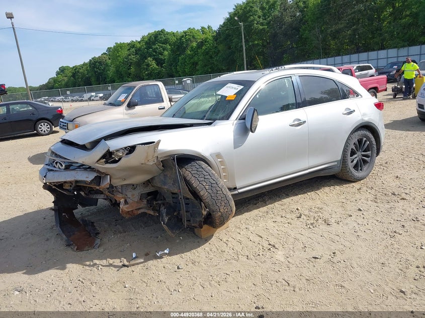 2009 Infiniti Fx35 VIN JNRAS18W29M156236 IAAI salvage auction — FRONT END, Salvage (Georgia), sold $450 on 2026-07-09 (photo 2)