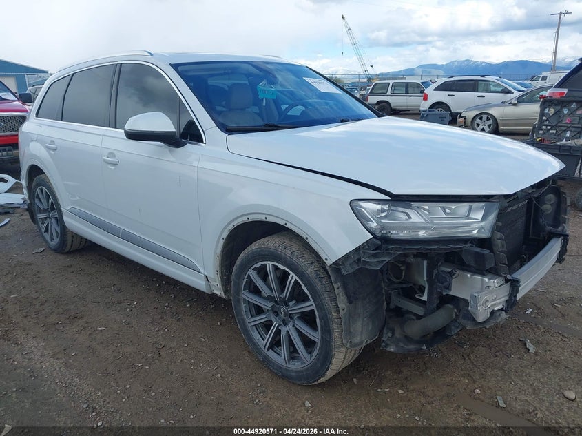 2018 Audi Q7 VIN WA1LHAF72JD006807 IAAI salvage auction — FRONT END, Wait Title, sold $8,050 on 2026-07-15 (photo 1)