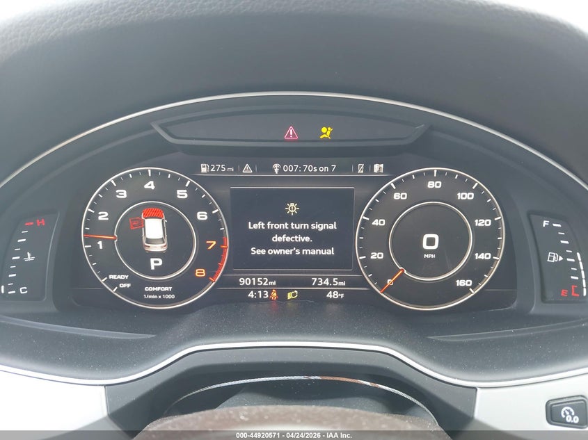 2018 Audi Q7 VIN WA1LHAF72JD006807 IAAI salvage auction — FRONT END, Wait Title, sold $8,050 on 2026-07-15 (photo 7)