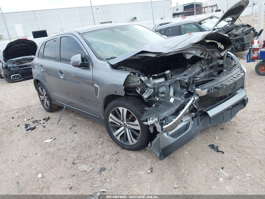 2021 Mitsubishi Outlander VIN JA4ARUAU2MU017670 IAAI salvage auction — FRONT END, Salvage (Texas), sold $25 on 2026-07-30 (photo 1)