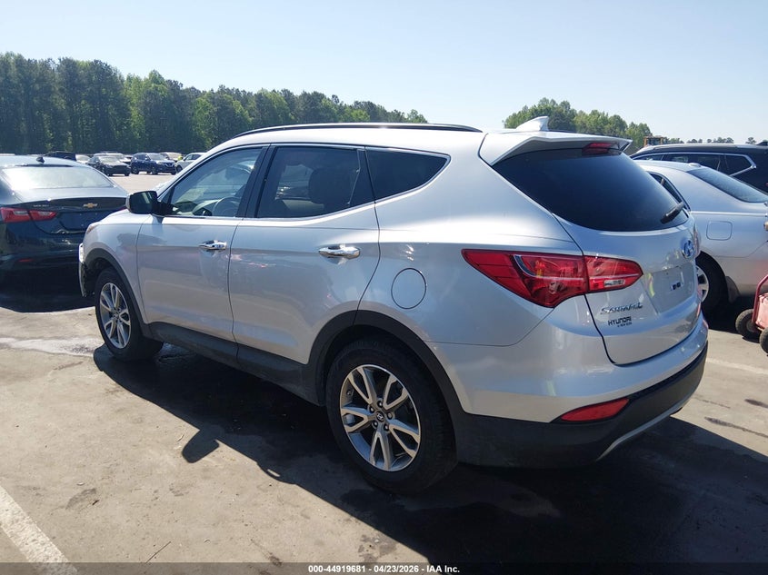2014 Hyundai Santa fe VIN 5XYZU3LA4EG124971 IAAI salvage auction — FRONT END, Salvage (North Carolina), sold $1,050 on 2026-07-22 (photo 3)