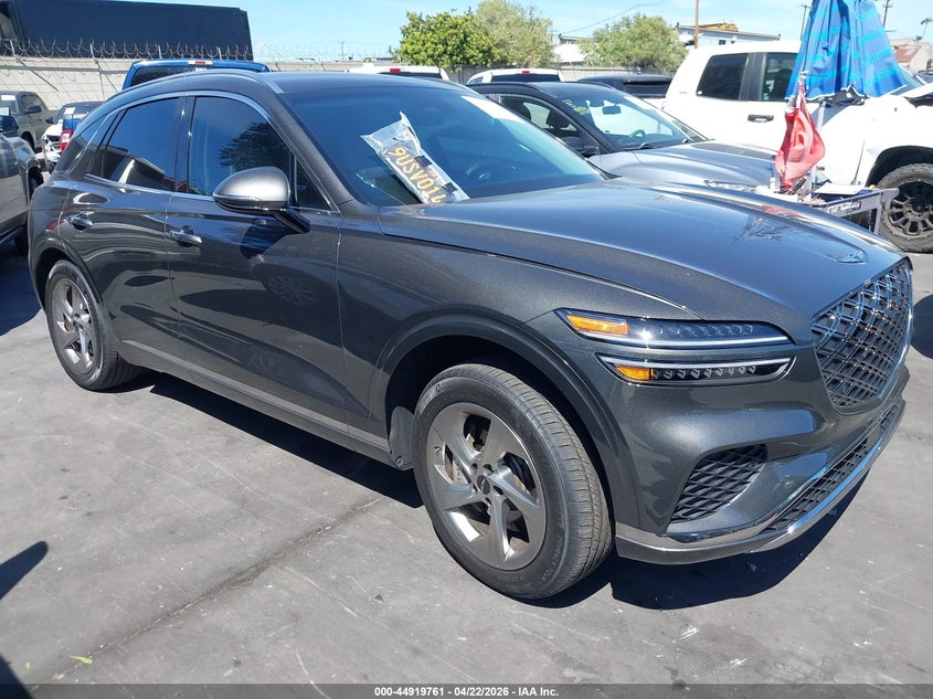 2026 Genesis Gv70 VIN KMUMADTB5TU240352 IAAI salvage auction — SIDE, Salvage Title, sold $15,600 on 2026-09-09 (photo 1)