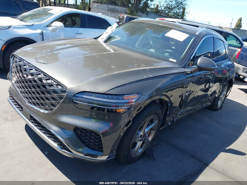 2026 Genesis Gv70 VIN KMUMADTB5TU240352 IAAI salvage auction — SIDE, Salvage Title, sold $15,600 on 2026-09-09 (photo 2)
