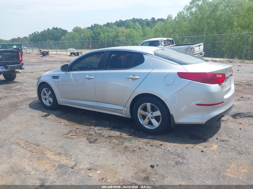 2015 Kia Optima VIN 5XXGM4A72FG395506 IAAI salvage auction — THEFT, Salvage (Mississippi), sold $550 on 2026-07-29 (photo 3)