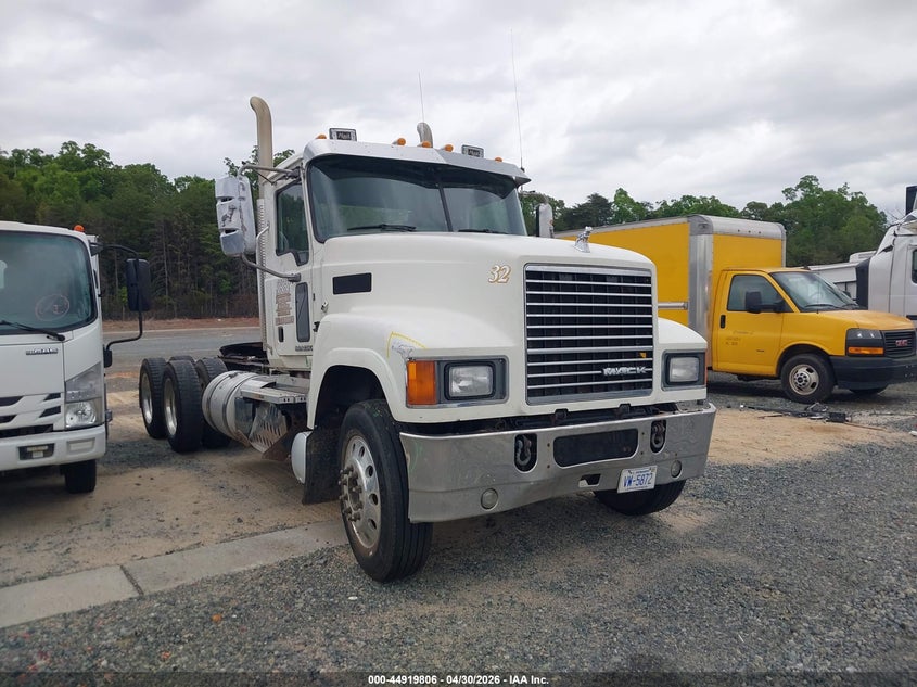 2016 Mack 600 rd600 VIN 1M1AN07Y5GM024749 IAAI salvage auction — ROLLOVER, Salvage (North Carolina), sold $7,300 on 2026-08-12 (photo 1)