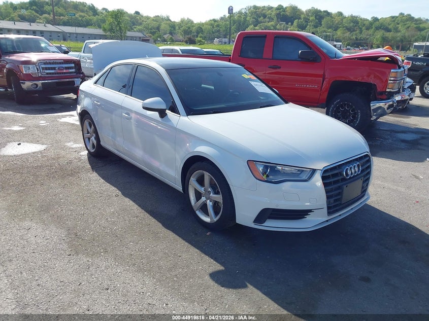 2016 Audi A3 VIN WAUA7GFF0G1051164 IAAI salvage auction — REAR END, Salvage Title, sold $2,600 on 2026-07-14 (photo 1)