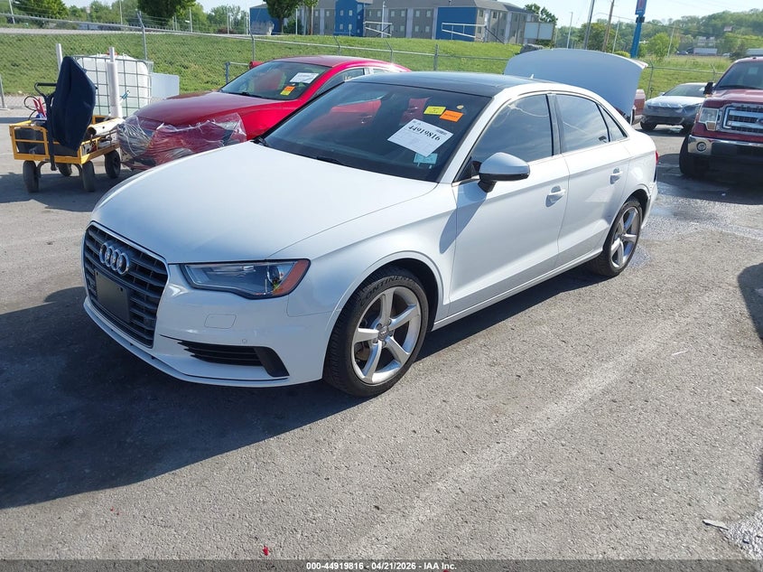 2016 Audi A3 VIN WAUA7GFF0G1051164 IAAI salvage auction — REAR END, Salvage Title, sold $2,600 on 2026-07-14 (photo 2)