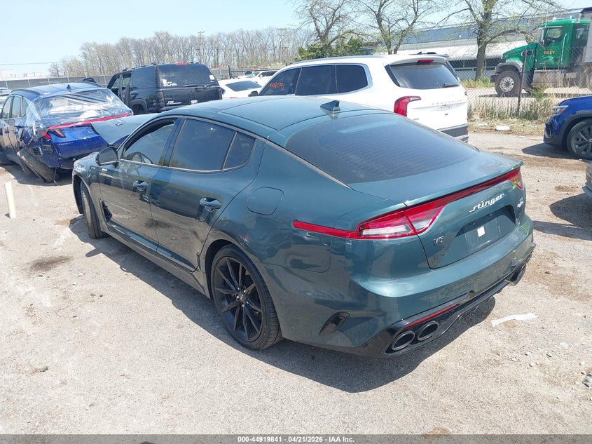 2023 Kia Stinger VIN KNAE55LC6P6136356 IAAI salvage auction — FRONT END, Salvage (Ohio), sold $5,200 on 2026-07-15 (photo 3)