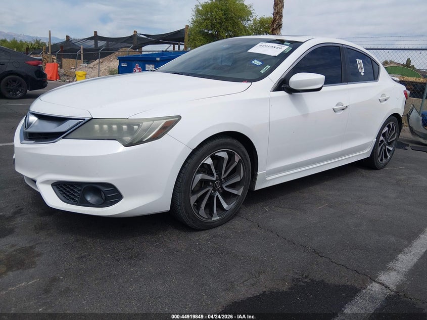 2016 Acura Ilx VIN 19UDE2F85GA006605 IAAI salvage auction — REAR END, Wait Title, sold $1,850 on 2026-07-24 (photo 2)