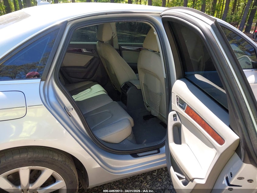 2009 Audi A4 VIN WAUSF78KX9N045997 IAAI salvage auction — FRONT END, Clear (Virginia), sold $325 on 2026-07-14 (photo 8)