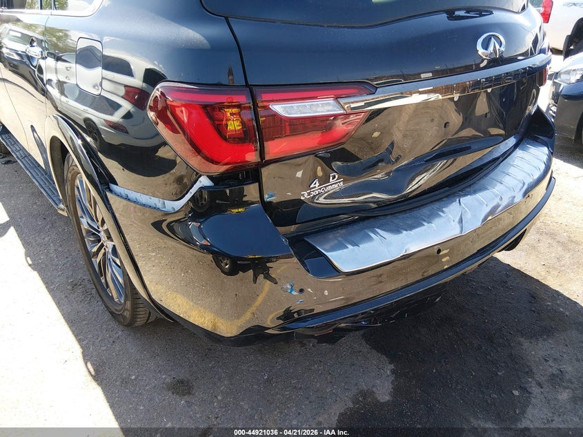 2021 Infiniti Qx80 VIN JN8AZ2AE4M9272685 IAAI salvage auction — REAR END, Salvage Title, sold $13,200 on 2026-07-28 (photo 6)