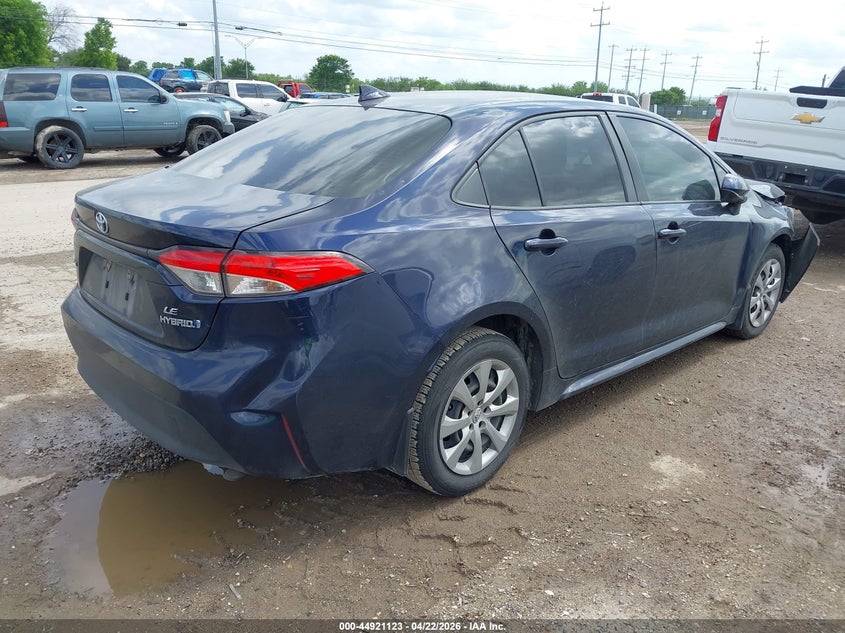 2023 Toyota Corolla VIN JTDBCMFE0PJ002863 IAAI salvage auction — HAIL, Original (Texas), sold $5,050 on 2026-07-27 (photo 4)