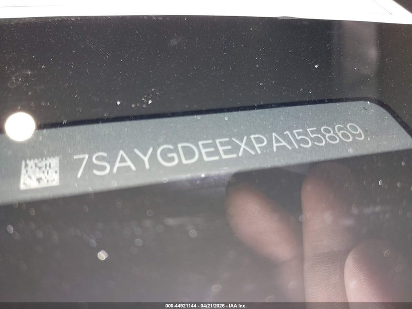 2023 Tesla Model y VIN 7SAYGDEEXPA155869 IAAI salvage auction — RIGHT SIDE, Salvage Title, sold $12,600 on 2026-07-07 (photo 9)