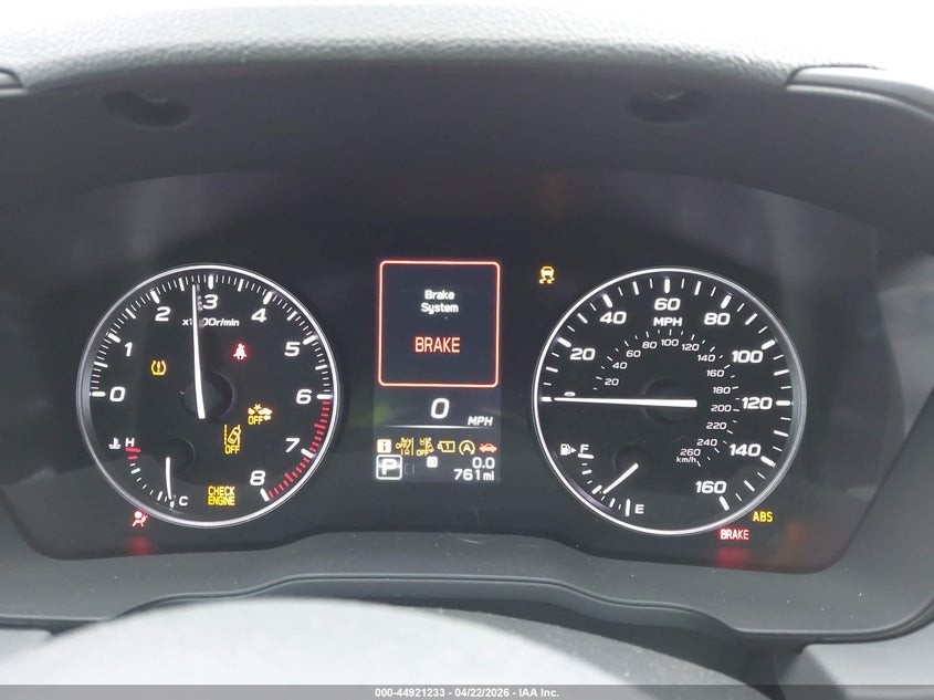 2026 Subaru Xv VIN 4S4GUHD65T3725477 IAAI salvage auction — LEFT SIDE, Salvage Title, sold $8,100 on 2026-07-18 (photo 7)