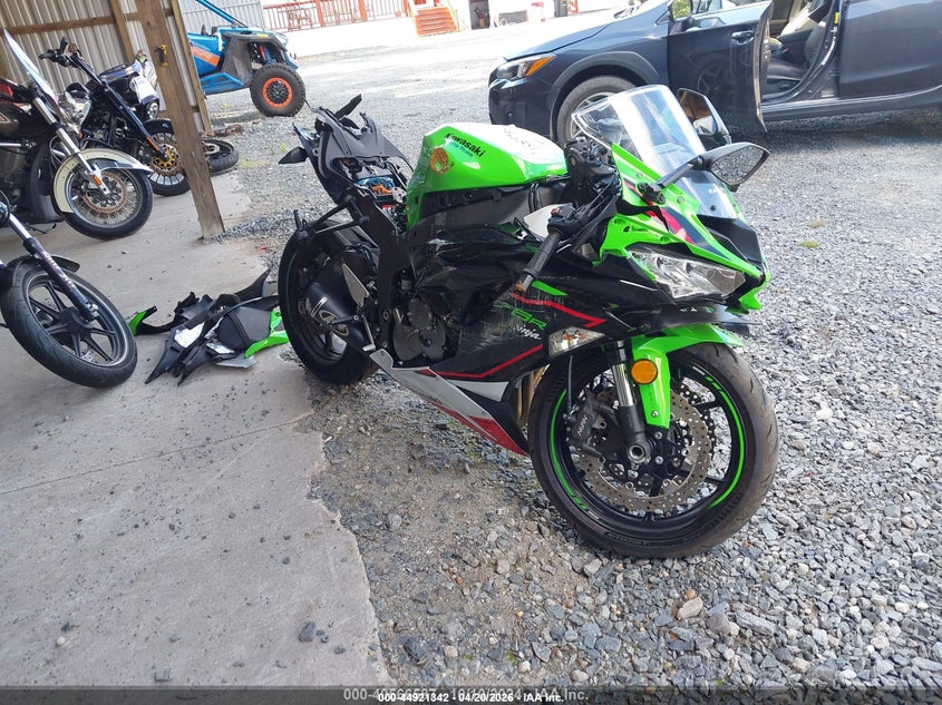 2021 Kawasaki Zx VIN JKBZXJG15MA014702 IAAI salvage auction — ALL OVER, Salvage (Idaho), sold $975 on 2026-07-15 (photo 1)