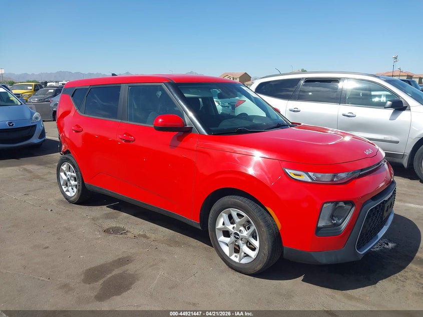 2022 Kia Soul VIN KNDJ23AU1N7159609 IAAI salvage auction — RIGHT REAR, Salvage (Arizona), sold $3,000 on 2026-07-28 (photo 1)