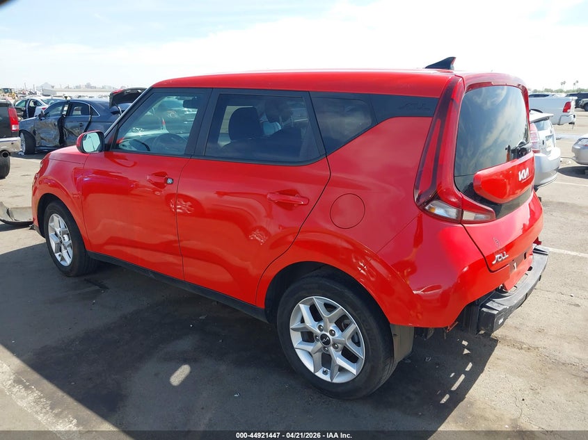 2022 Kia Soul VIN KNDJ23AU1N7159609 IAAI salvage auction — RIGHT REAR, Salvage (Arizona), sold $3,000 on 2026-07-28 (photo 3)