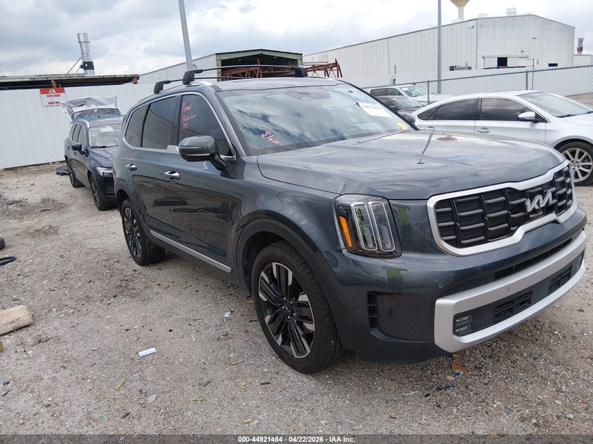 2024 Kia Telluride VIN 5XYP54GC9RG549176 IAAI salvage auction — REAR END, Original (Texas), sold $12,750 on 2026-07-16 (photo 1)