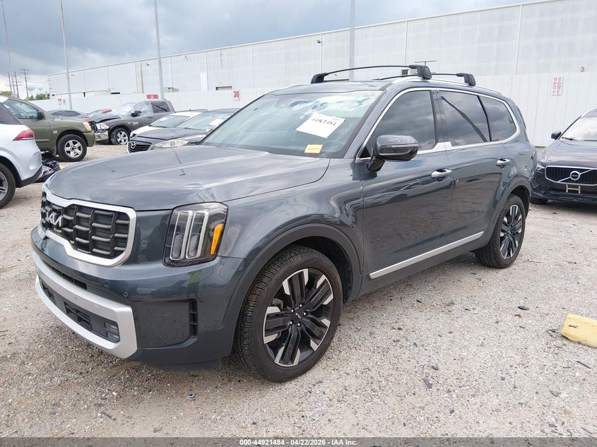 2024 Kia Telluride VIN 5XYP54GC9RG549176 IAAI salvage auction — REAR END, Original (Texas), sold $12,750 on 2026-07-16 (photo 2)