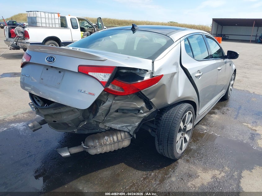 2012 Kia Optima VIN 5XXGR4A61CG077252 IAAI salvage auction — REAR END, Salvage (California), sold $675 on 2026-07-22 (photo 4)