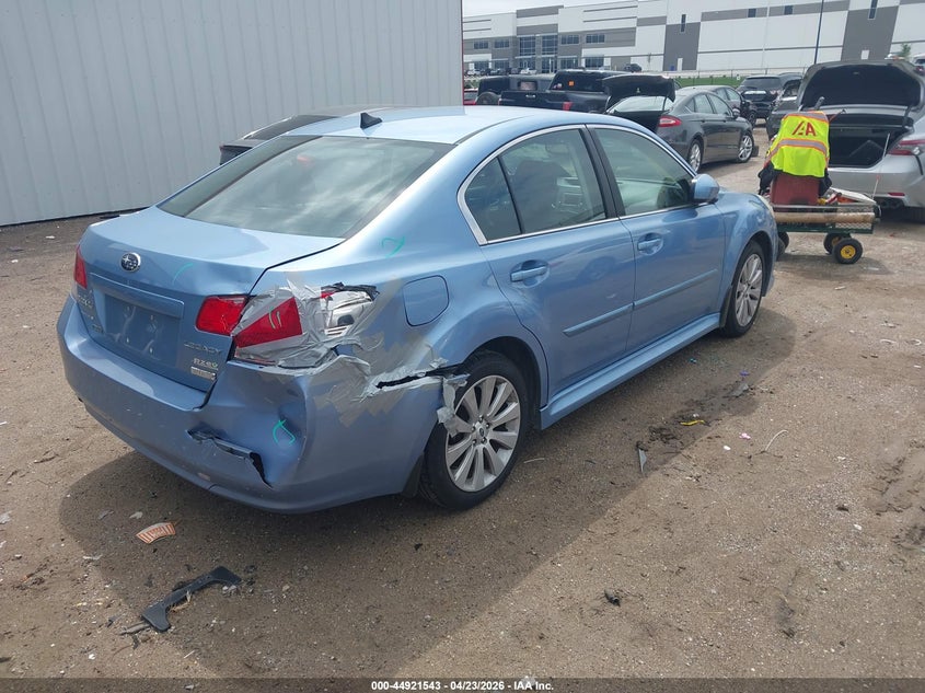2012 Subaru LEGACY VIN 4S3BMBK62C3028458 IAAI salvage auction — REAR END, Salvage Title, sold $1,950 on 2026-07-21 (photo 4)