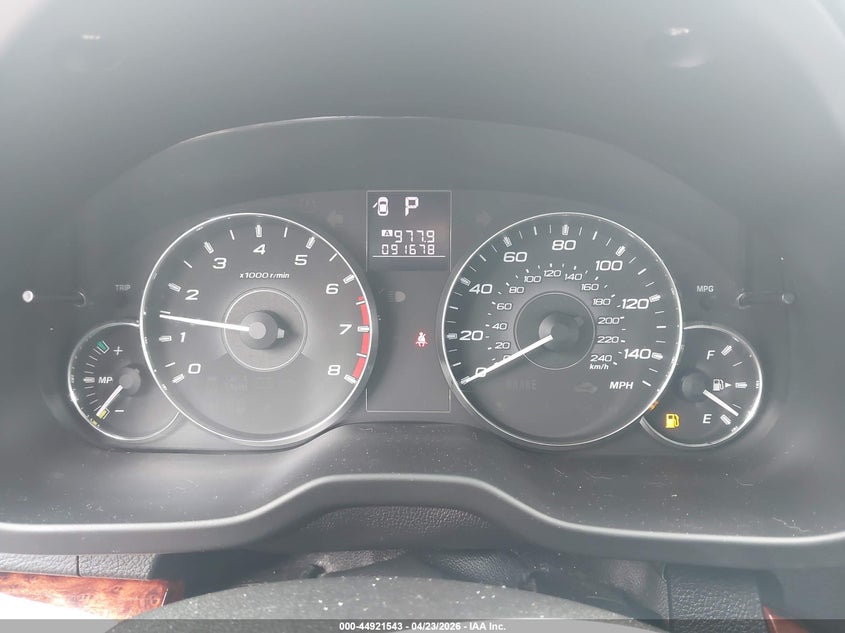 2012 Subaru LEGACY VIN 4S3BMBK62C3028458 IAAI salvage auction — REAR END, Salvage Title, sold $1,950 on 2026-07-21 (photo 7)