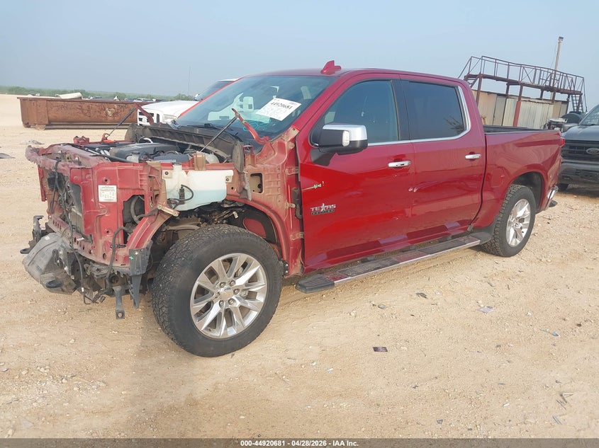 2021 Chevrolet Silverado VIN 3GCUYGET1MG362877 IAAI salvage auction — FRONT END, Original (Texas), sold $10,500 on 2026-07-30 (photo 2)