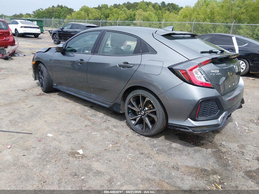 2019 Honda Civic VIN SHHFK7H40KU204403 IAAI salvage auction — RIGHT FRONT, Salvage (Mississippi), sold $3,800 on 2026-08-01 (photo 3)