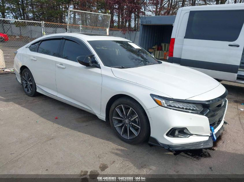 2022 Honda Accord VIN 1HGCV1F5XNA055064 — IAAI salvage auction photo