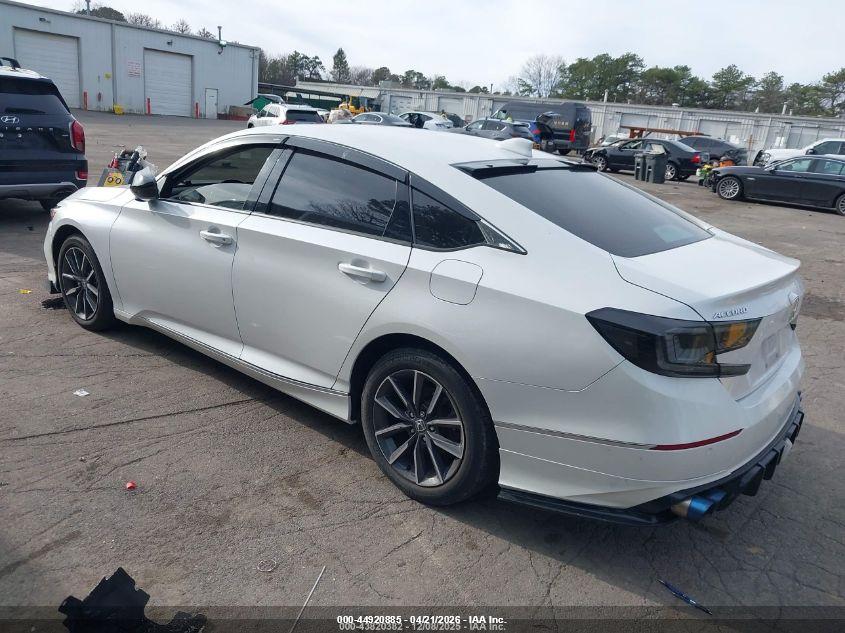 2022 Honda Accord VIN 1HGCV1F5XNA055064 IAAI salvage auction — ENGINE DAMAGE, Clear (Virginia), sold $9,900 on 2026-07-28 (photo 3)