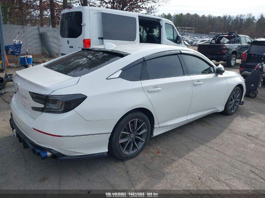 2022 Honda Accord VIN 1HGCV1F5XNA055064 IAAI salvage auction — ENGINE DAMAGE, Clear (Virginia), sold $9,900 on 2026-07-28 (photo 4)