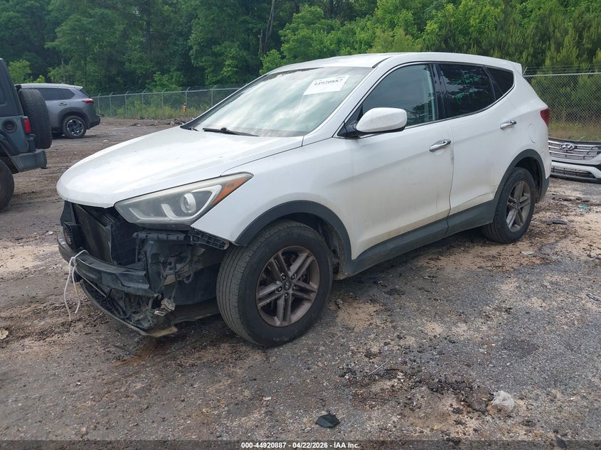 2017 Hyundai Santa fe VIN 5XYZT3LB7HG393496 IAAI salvage auction — FRONT END, Wait Title, sold $1,850 on 2026-07-15 (photo 2)