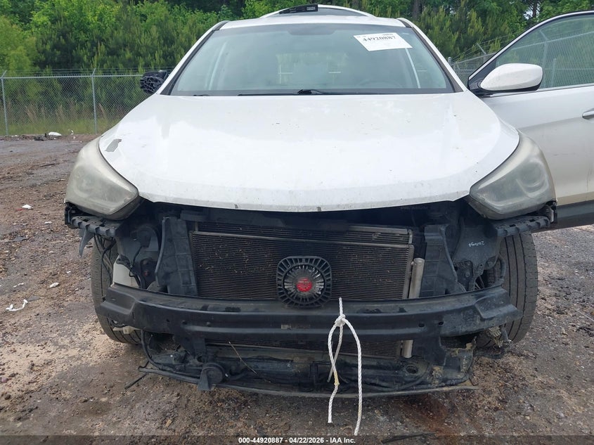 2017 Hyundai Santa fe VIN 5XYZT3LB7HG393496 IAAI salvage auction — FRONT END, Wait Title, sold $1,850 on 2026-07-15 (photo 6)