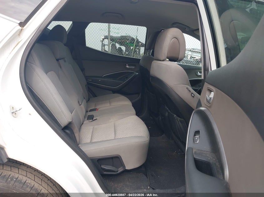 2017 Hyundai Santa fe VIN 5XYZT3LB7HG393496 IAAI salvage auction — FRONT END, Wait Title, sold $1,850 on 2026-07-15 (photo 8)