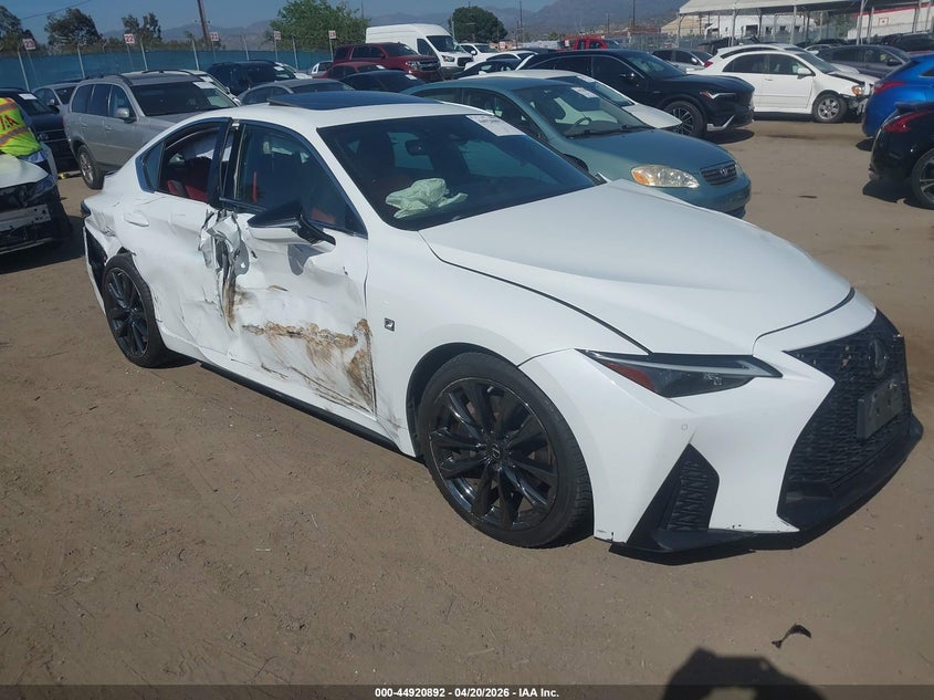 2022 Lexus Is VIN JTHGZ1B29N5056634 IAAI salvage auction — LEFT SIDE, Salvage Title, sold $7,100 on 2026-07-08 (photo 1)