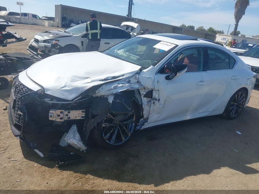 2022 Lexus Is VIN JTHGZ1B29N5056634 IAAI salvage auction — LEFT SIDE, Salvage Title, sold $7,100 on 2026-07-08 (photo 2)