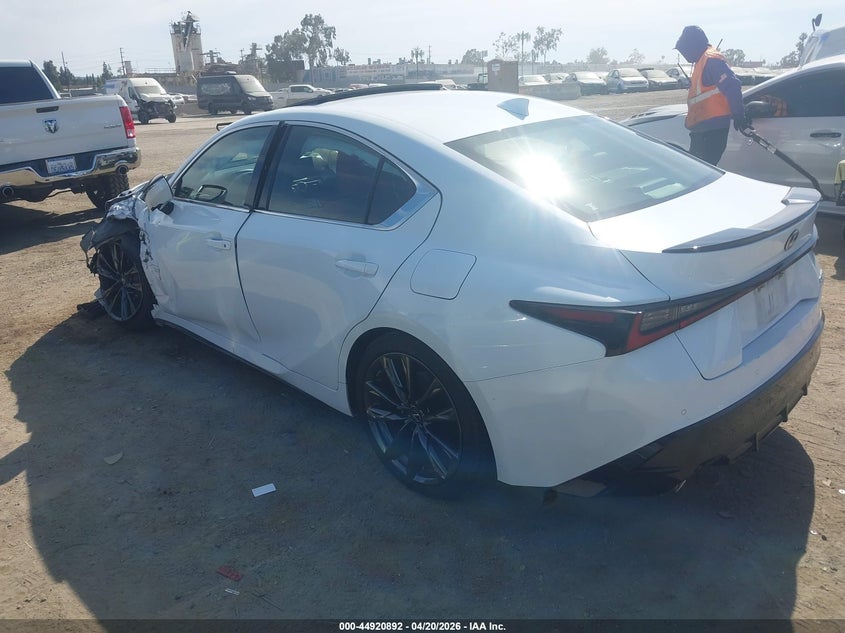 2022 Lexus Is VIN JTHGZ1B29N5056634 IAAI salvage auction — LEFT SIDE, Salvage Title, sold $7,100 on 2026-07-08 (photo 3)