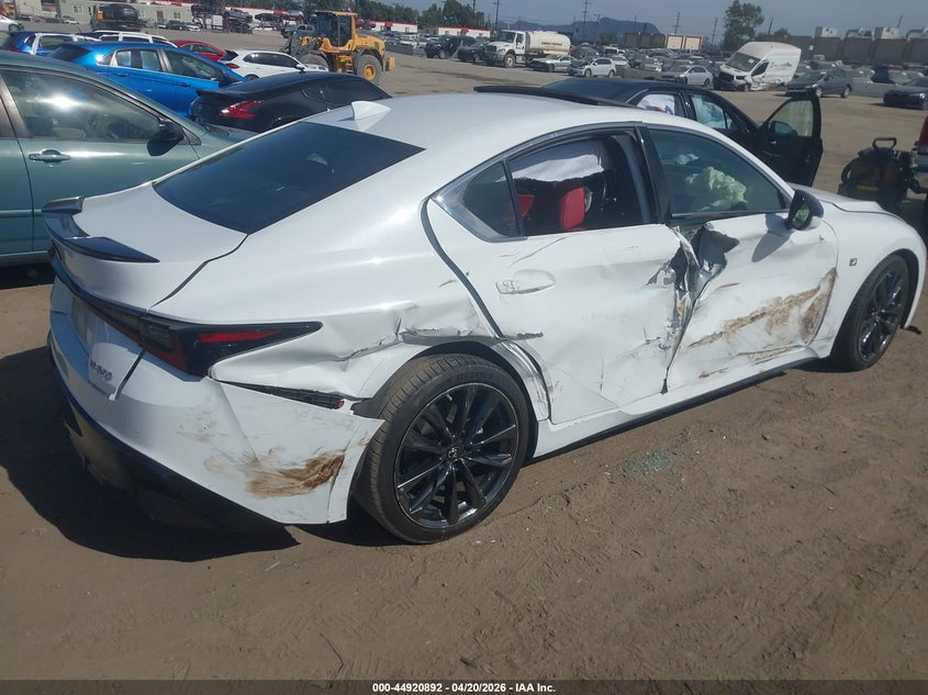 2022 Lexus Is VIN JTHGZ1B29N5056634 IAAI salvage auction — LEFT SIDE, Salvage Title, sold $7,100 on 2026-07-08 (photo 4)