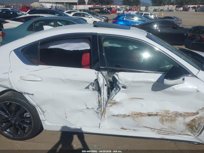 2022 Lexus Is VIN JTHGZ1B29N5056634 IAAI salvage auction — LEFT SIDE, Salvage Title, sold $7,100 on 2026-07-08 (photo 6)
