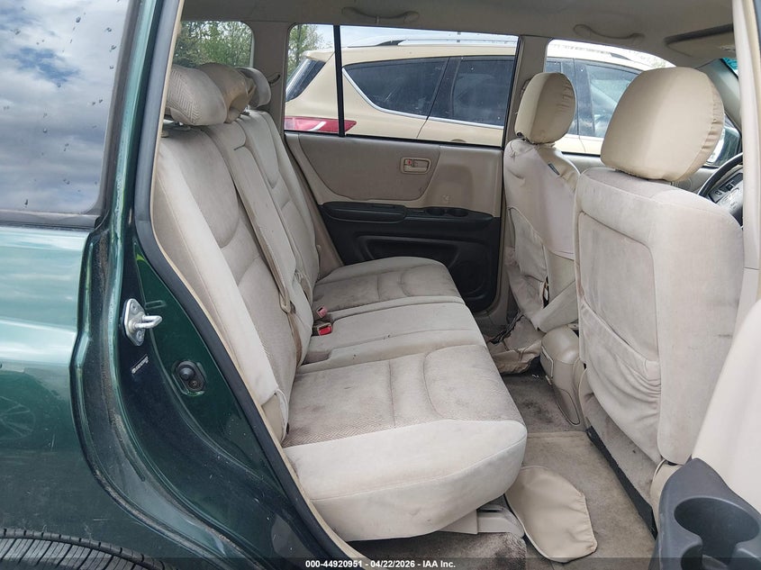 2003 Toyota Highlander VIN JTEGD21A230068029 IAAI salvage auction — NORMAL WEAR, Clear (Michigan), sold $25 on 2026-07-29 (photo 8)