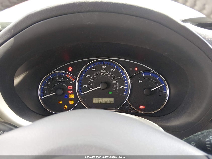 2012 Subaru Forester VIN JF2SHAFC7CH411718 IAAI salvage auction — NORMAL WEAR, Salvage (Texas), sold $450 on 2026-07-21 (photo 7)