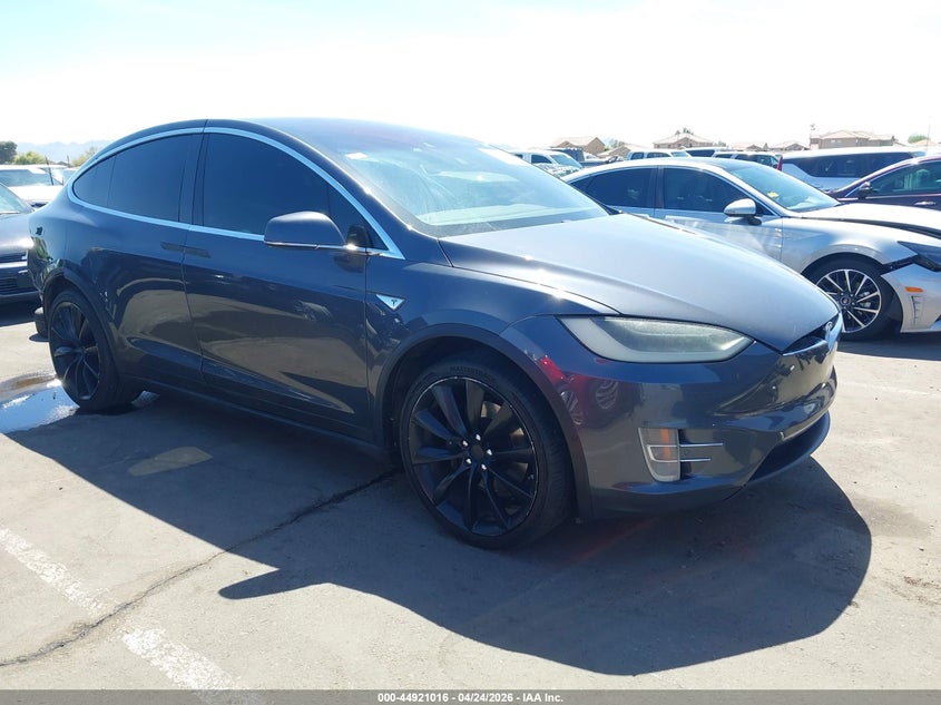 2016 Tesla Model x VIN 5YJXCAE26GF001929 IAAI salvage auction — REAR END, Salvage (Arizona), sold $5,700 on 2026-07-28 (photo 1)