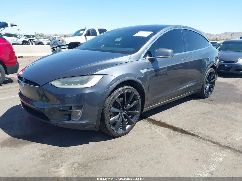 2016 Tesla Model x VIN 5YJXCAE26GF001929 IAAI salvage auction — REAR END, Salvage (Arizona), sold $5,700 on 2026-07-28 (photo 2)