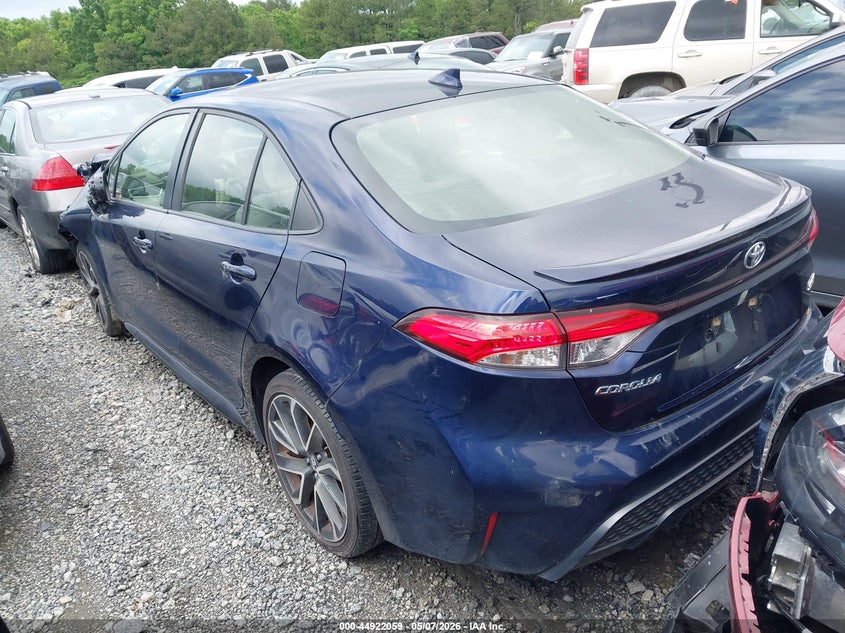 2020 Toyota Corolla VIN JTDS4RCE0LJ028257 IAAI salvage auction — FRONT END, Salvage (Georgia), sold $2,950 on 2026-07-14 (photo 3)