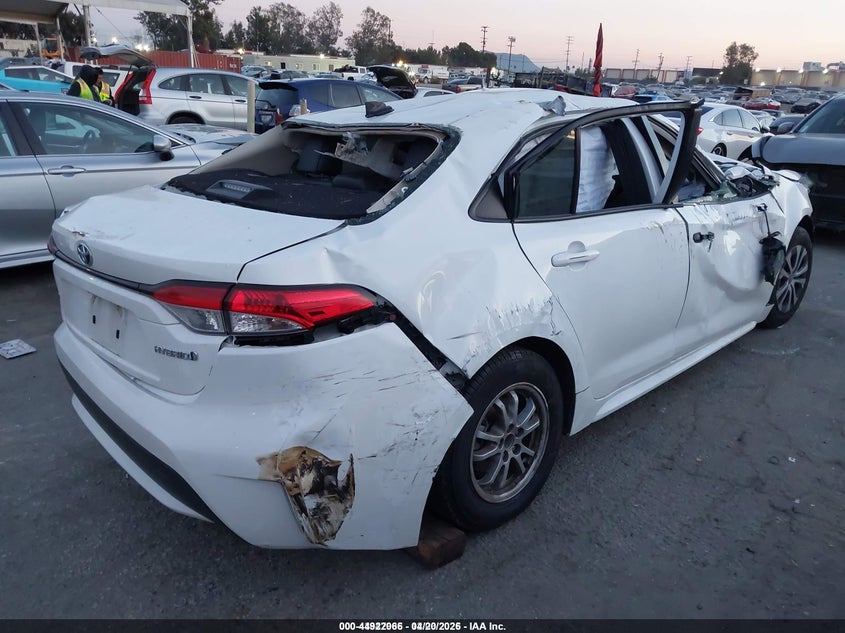 2022 Toyota Corolla VIN JTDEAMDE6N3001773 IAAI salvage auction — ROLLOVER, Wait Title, sold $275 on 2026-07-22 (photo 4)